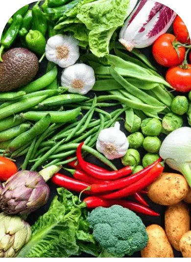 Verduras y productos naturales